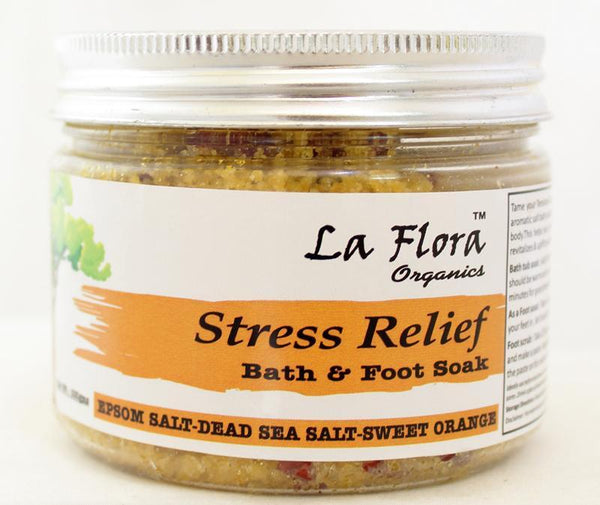 Stress Relief Detox Bath Salts (Orange), 300g