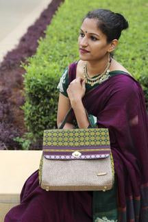 Sun Motif Khana Jute Bag