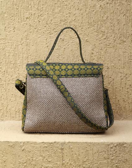 Sun Motif Khana Jute Bag