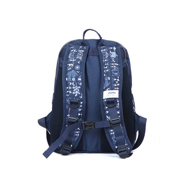 Super BackPack - Diaper Bag with 17 compartments (Warli Art)