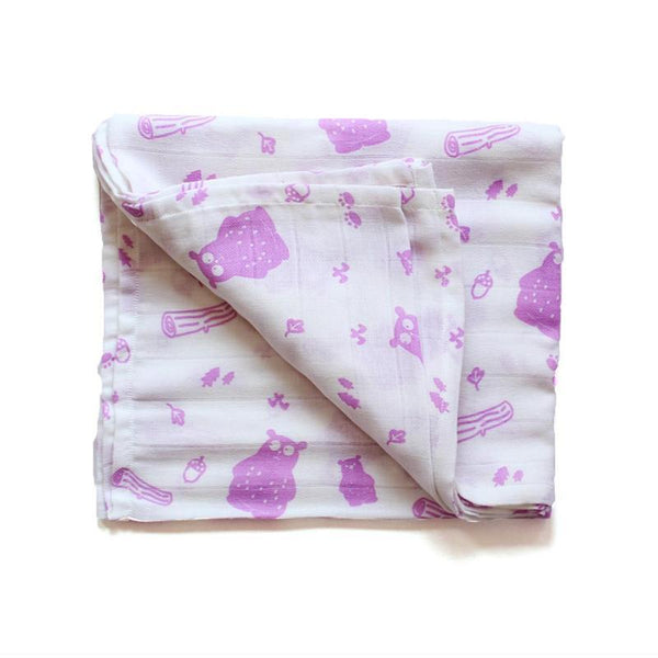 Organic Muslin Swaddle (Bear)