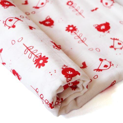 Organic Muslin Swaddle (Hen)