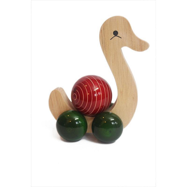 Handcrafted Wooden Swan created by Traditional Artisans