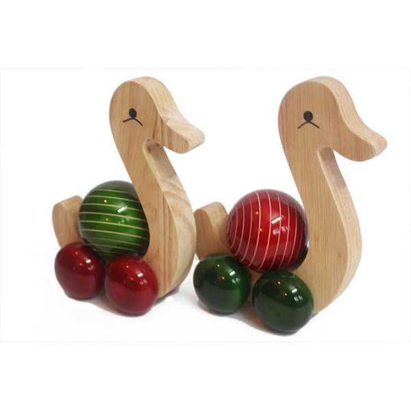 Handcrafted Wooden Swan created by Traditional Artisans