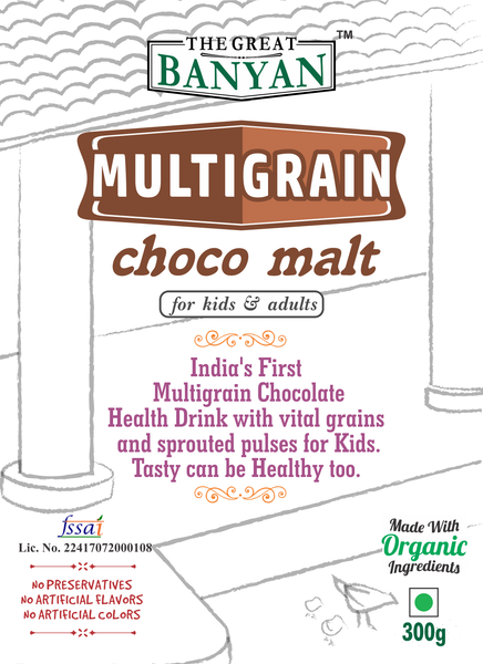 The Great Banyan Organic Multigrain Choco Malt
