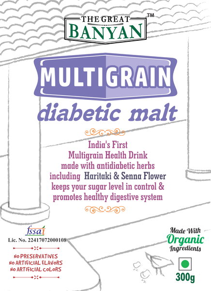 The Great Banyan Organic Multigrain Diabetic Malt