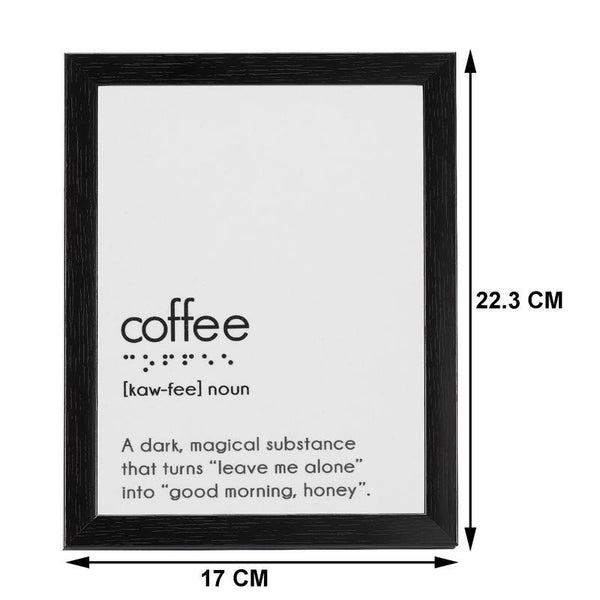 Table-Top Frame with Braille Alphabet