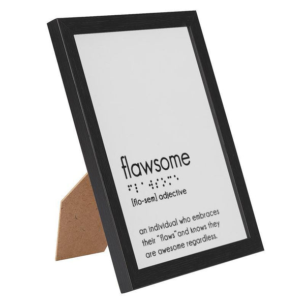 Table-Top Frame with Braille Alphabet