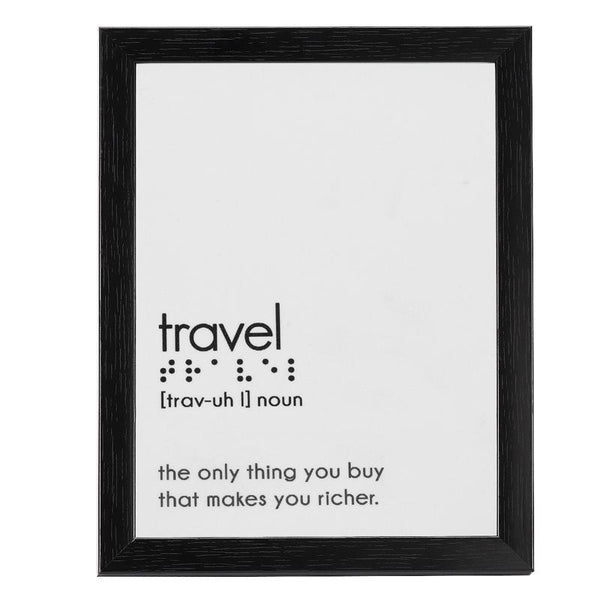 Table-Top Frame with Braille Alphabet