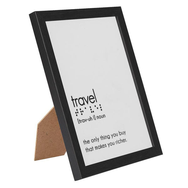 Table-Top Frame with Braille Alphabet