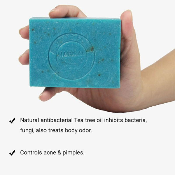 Soulflower Handmade Soap, Tea Tree, 150g
