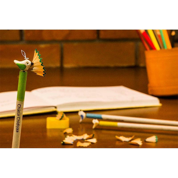 Handmade Terra Tweet Pencils (Pack of 3) - Assorted Colours
