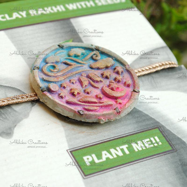 Plantable Clay and Seed Rakhi - Carefree Wind