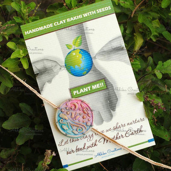 Plantable Clay and Seed Rakhi - Carefree Wind
