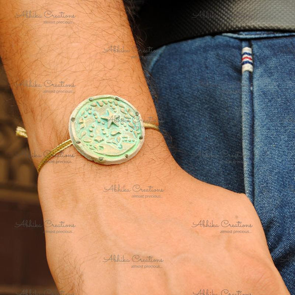 Plantable Clay and Seed Rakhi - Effortless Water