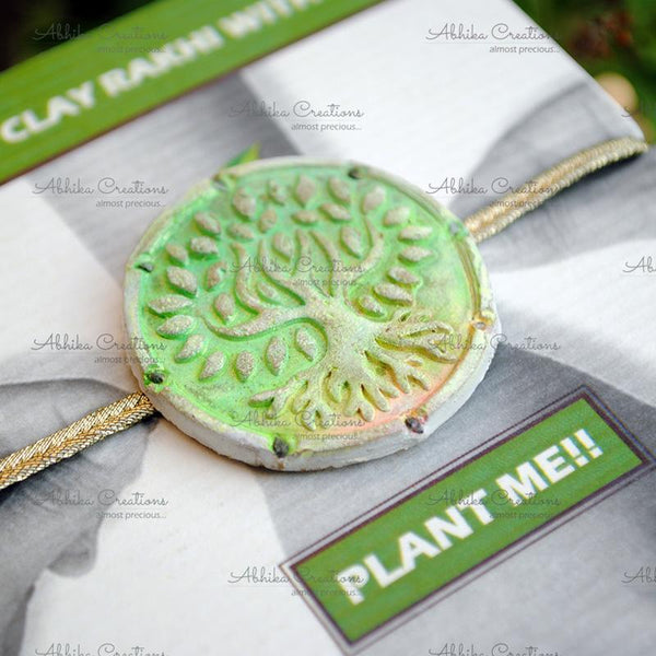 Plantable Clay and Seed Rakhi - Empathetic Earth