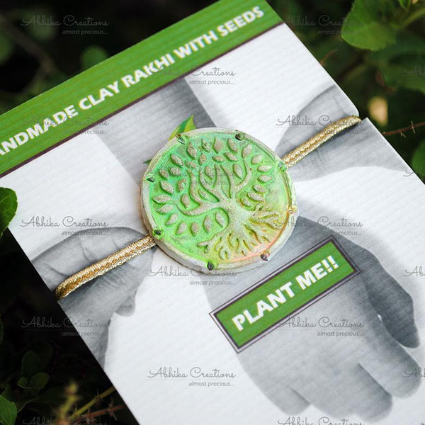 Plantable Clay and Seed Rakhi - Empathetic Earth