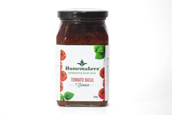 Natural, Preservative-Free Tomato Basil Sauce, 400g