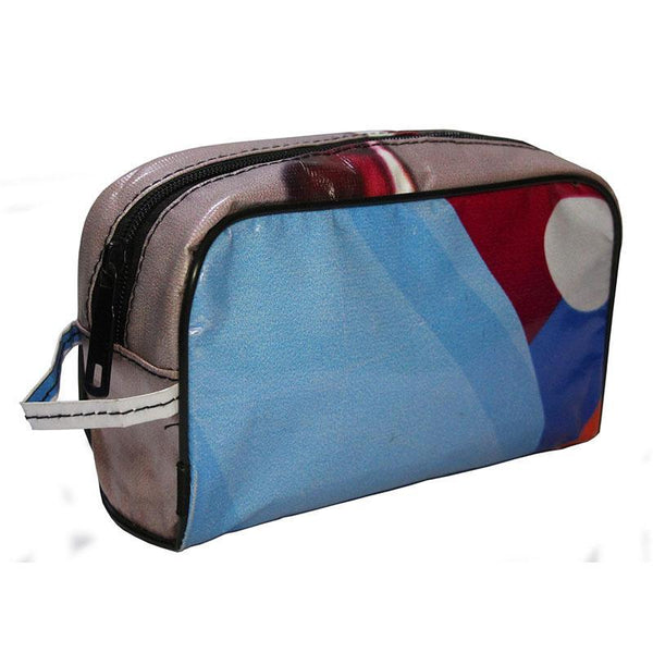 Upcycled Travel Pouch made from Flex Banners