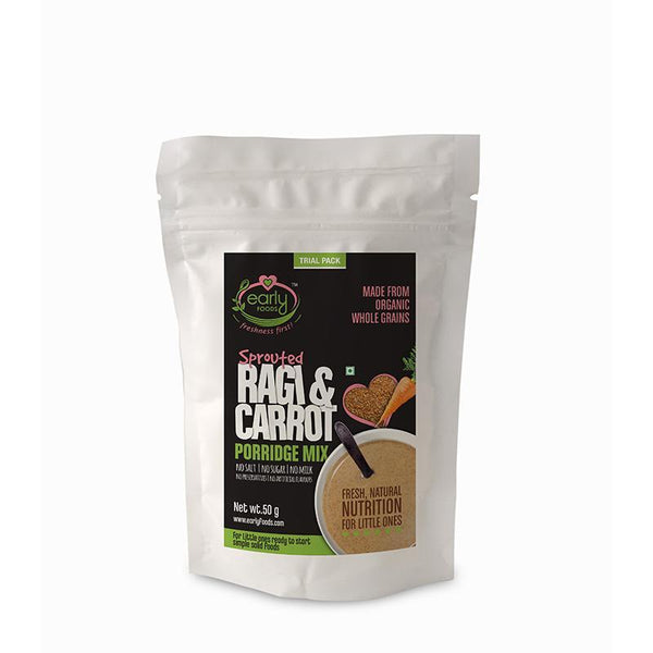 Trial Pack Combo - Organic & Fresh Porridge Mixes & Dry Dates Powder (Pack of 6), 50g each
