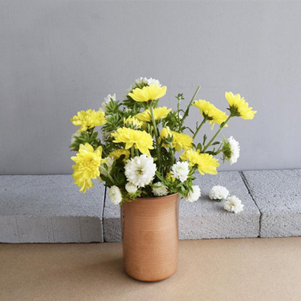 Copper Tulipa Vase Handcrafted by Traditional Artisans
