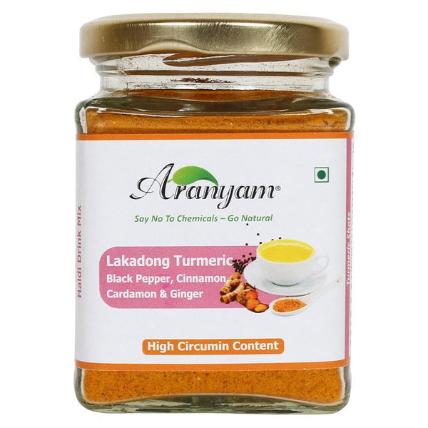 Turmeric Latte Mix with Black Pepper, Ginger, Cinnamon and Cardamom, 100g