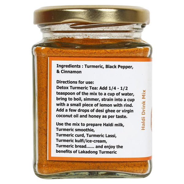 Turmeric Latte Mix with Black Pepper and Cinnamon, 100g