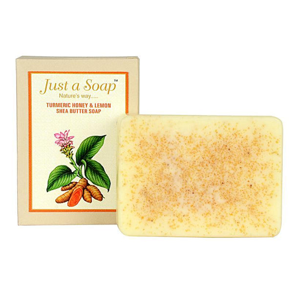 Turmeric, Honey And Lemon Shea Butter Soap with Essential Oils, 125g