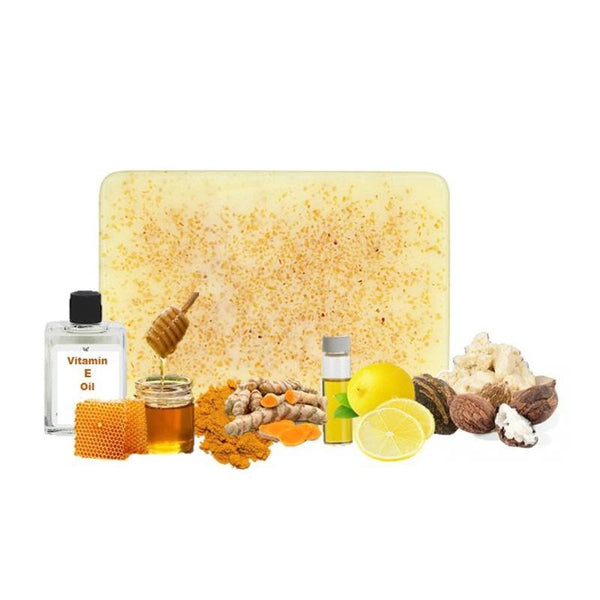 Turmeric, Honey And Lemon Shea Butter Soap with Essential Oils, 125g