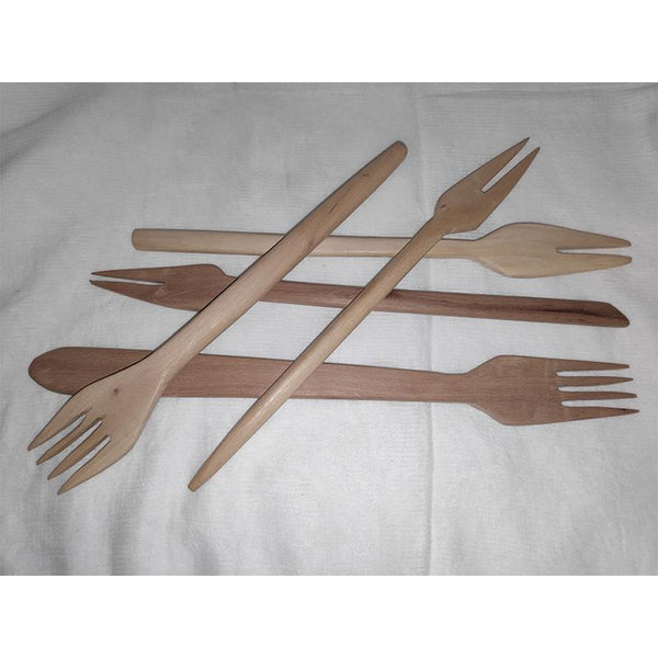 Udayagiri Handcrafted Wooden Forks (Set of 5)