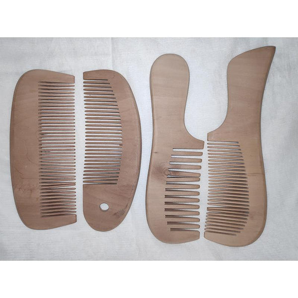 Udayagiri Handcrafted Wooden Combs (Set of 4)