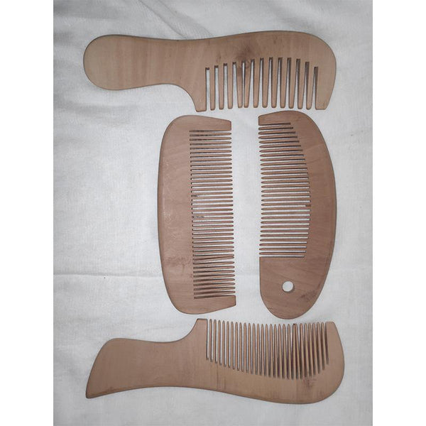 Udayagiri Handcrafted Wooden Combs (Set of 4)