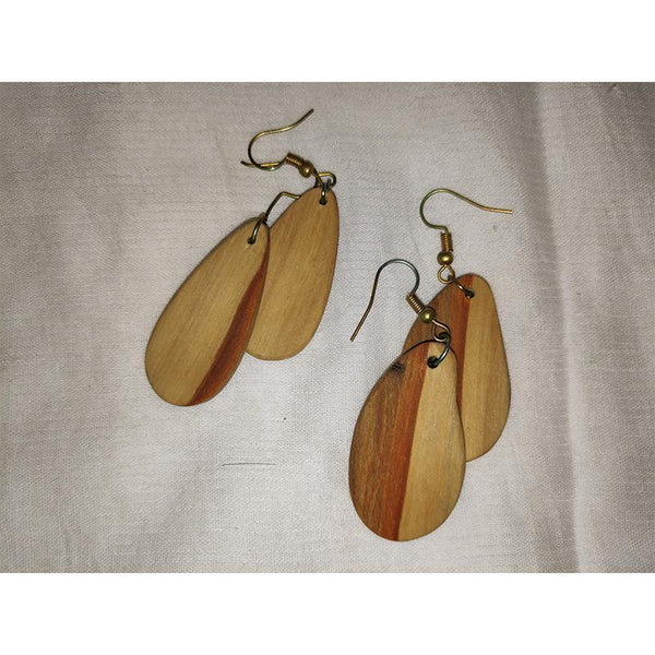 Udayagiri Wooden Handcrafted Designer Earrings (Set of 2 )