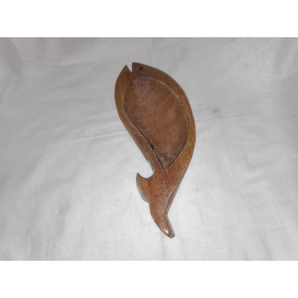 Udayagiri Handcrafted Wooden Tray - Fish