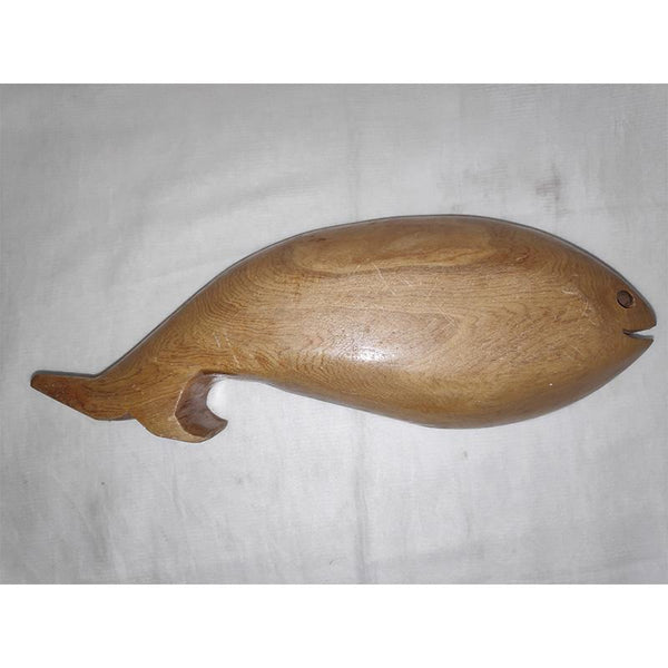 Udayagiri Handcrafted Wooden Tray - Fish