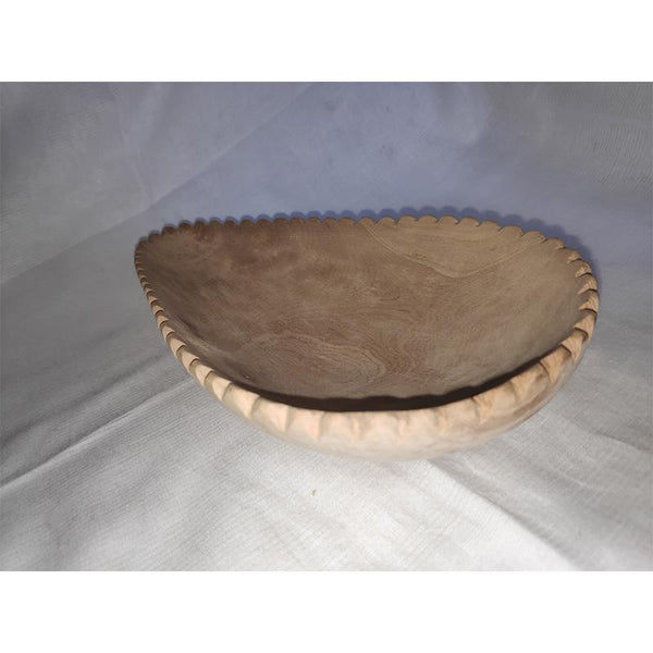Udayagiri Handcrafted Wooden Multipurpose Tray - Pear Shaped