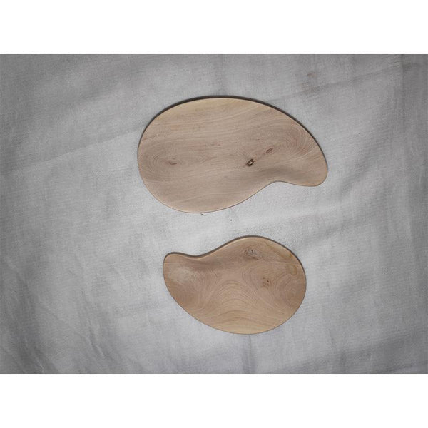 Udayagiri Handcrafted Wooden Soup Bowls (Set of 2)