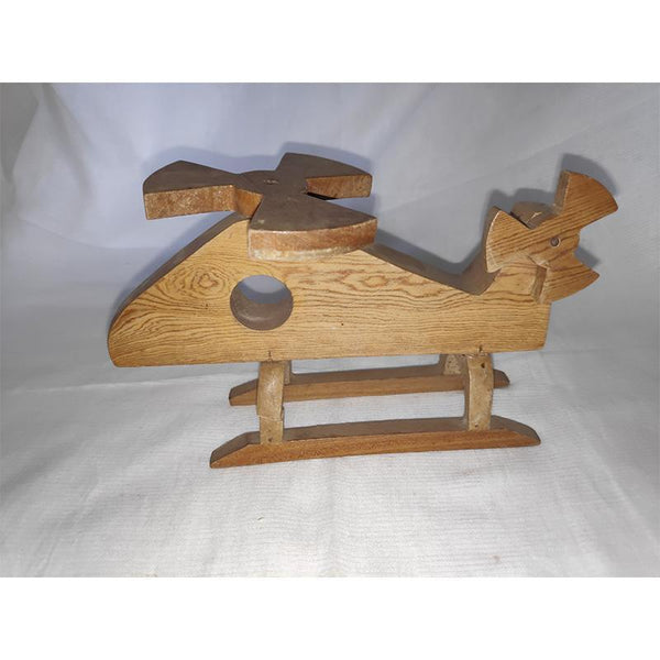 Udayagiri Handcrafted Wooden Toy Helicopter