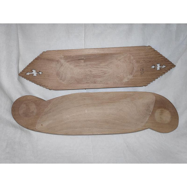 Udayagiri Handcrafted Wooden Tray Set (Set of 2)