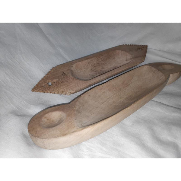 Udayagiri Handcrafted Wooden Tray Set (Set of 2)