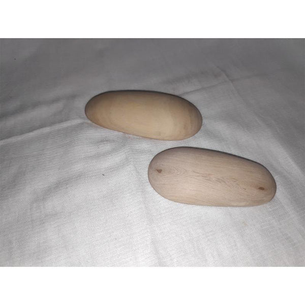 Udayagiri Handcrafted Wooden Powder Spoon (Set of 2)