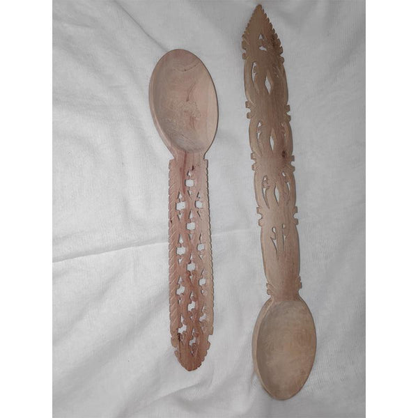 Udayagiri Handcrafted Wooden Spoon Set (Set of 2)