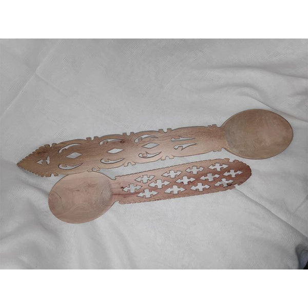 Udayagiri Handcrafted Wooden Spoon Set (Set of 2)