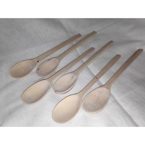 Udayagiri Handcrafted Wooden Table Spoons - Small (Set of 6)