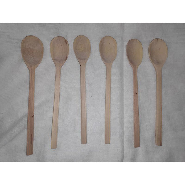 Udayagiri Handcrafted Wooden Table Spoons - Small (Set of 6)