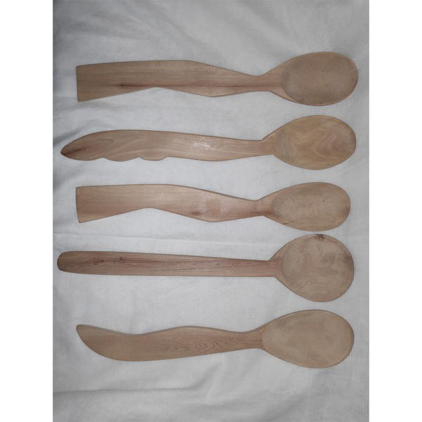 Udayagiri Handcrafted Wooden Spoon Set (Set of 5)