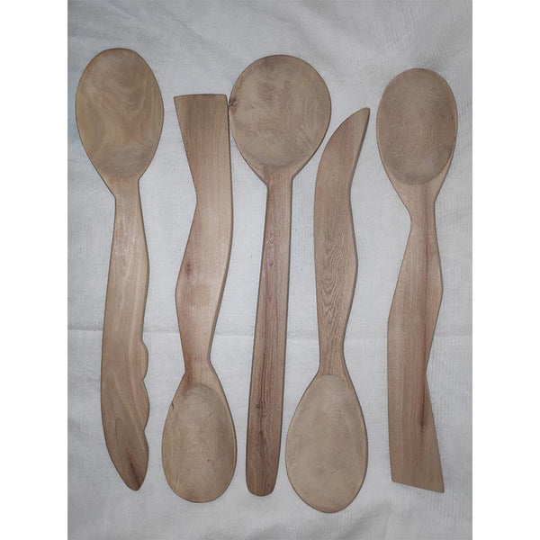Udayagiri Handcrafted Wooden Spoon Set (Set of 5)