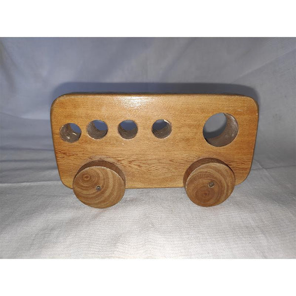 Udayagiri Handcrafted Wooden Toy Bus