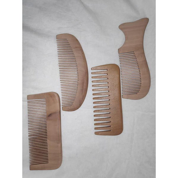 Udayagiri Handicrafted Wooden Combs (Set of 4 )