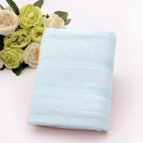 Ultra Soft, Absorbent and Anti Microbial 450 GSM Bamboo Bath Towel (Aqua Blue)